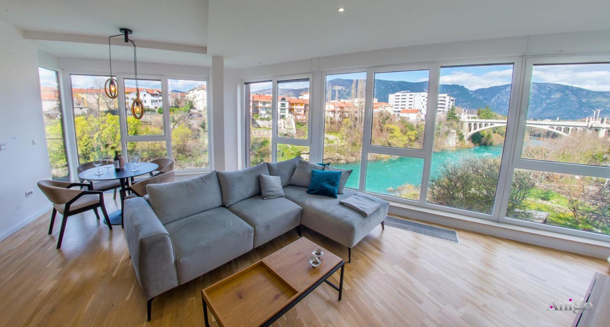 Apartment Vista Neretva 莫斯塔尔 外观 照片